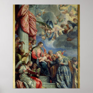 Poster Le mariage mystique de St Catherine