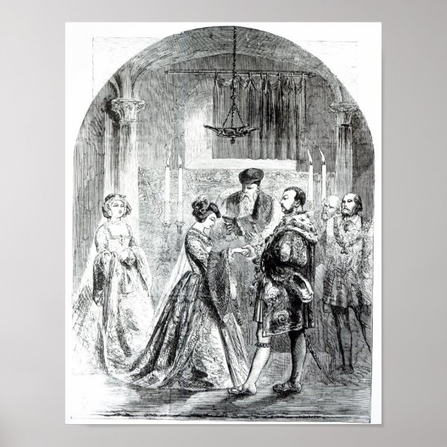 Poster Le mariage privé d'Anne Boleyn (Devant)