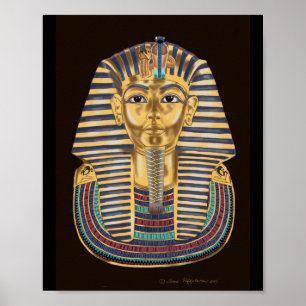 Poster Le masque d'or de Tutankhamon