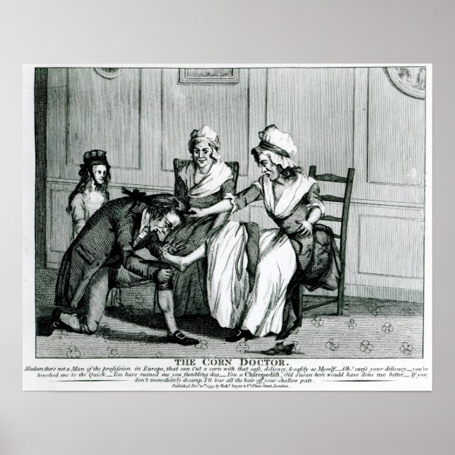 Poster Le médecin du maïs, 1793 (Devant)