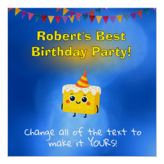 Poster Le Meilleur Gâteau d'Anniversaire