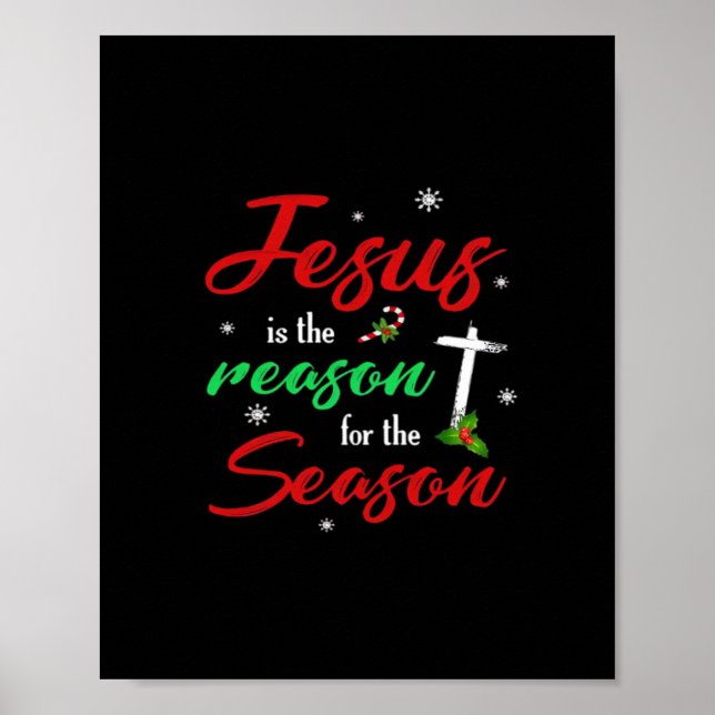 Poster Le meilleur Jésus est pour la saison Noël (Devant)