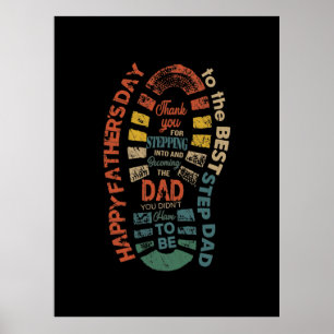 Poster Le Meilleur Pas Papa Merci Pour Aller