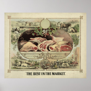 Poster Le meilleur sur le marché [1872]