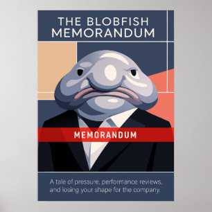 Poster Le Mémorandum du Poisson-Goutte d'Art