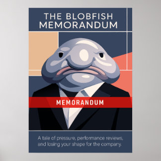 Poster Le Mémorandum du Poisson-Goutte d'Art