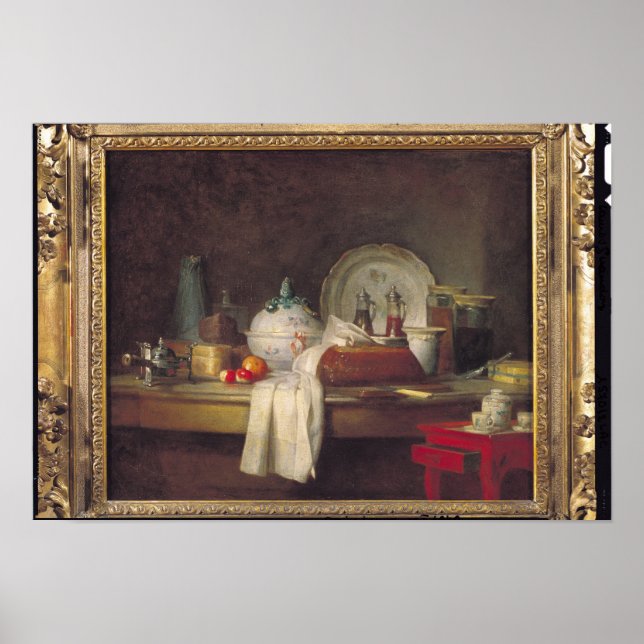 Poster Le mess des officiers ou les restes d'un déjeuner (Devant)