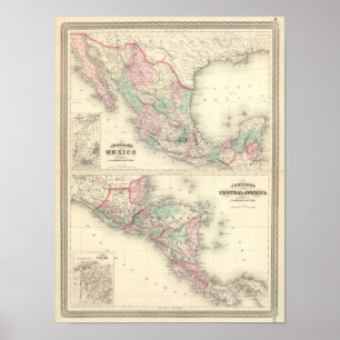 Poster Le Mexique et l'Amérique Centrale 2
