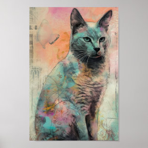 Poster Le mignon chat