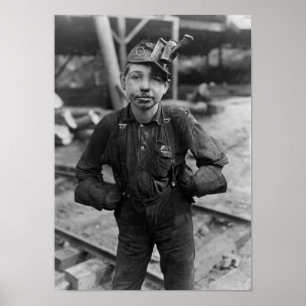 Poster Le mineur d'enfant - la Virginie Occidentale -