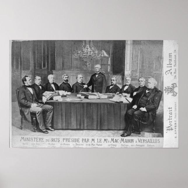 Poster Le Ministère A Présidé (Devant)
