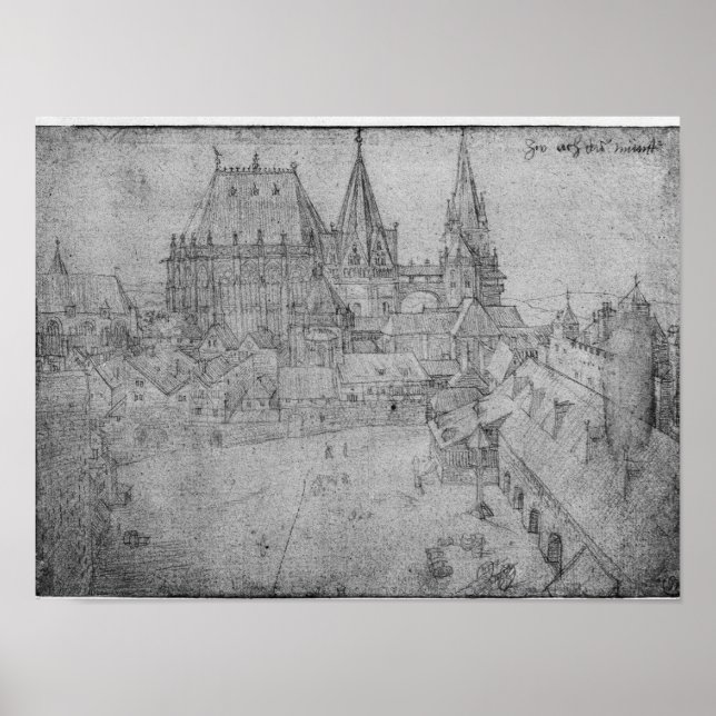Poster Le ministre à Aix-la-Chapelle, 1520 (Devant)