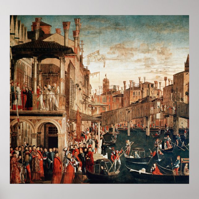 Poster Le miracle de la relique de la Vraie Croix (Devant)