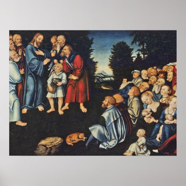 Poster Le miracle des cinq pains et deux poissons (Devant)