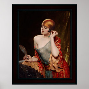 Poster Le miroir du studio par Albert Henry Collings