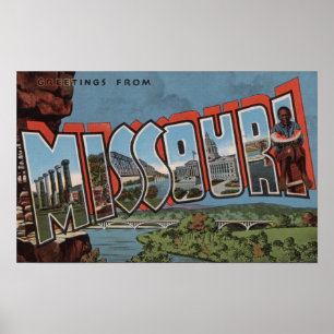 Poster Le Missouri (vue de pont) - grandes scènes de