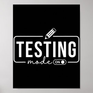 Poster Le mode est sur Funky Motivational Test Jour Ensei