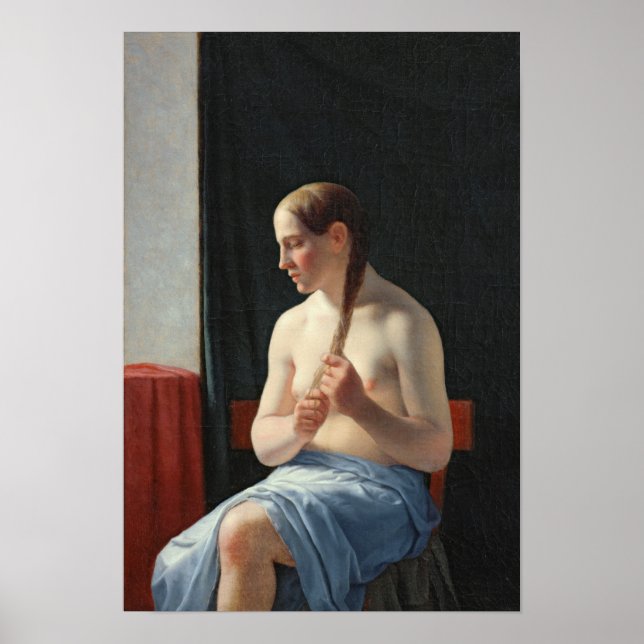 Poster Le modèle, 1839 (Devant)