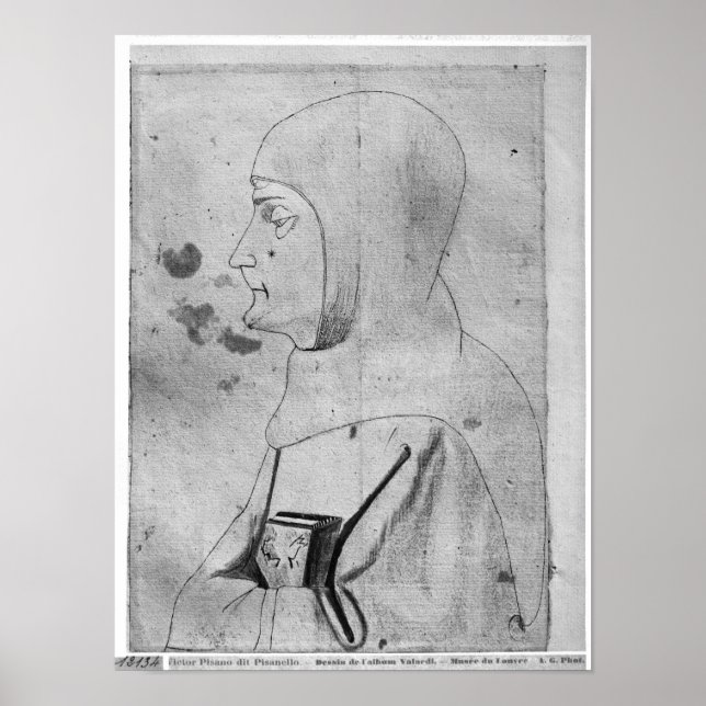 Poster Le moine, de l'Album du Vallardi (Devant)