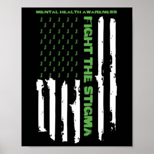 Poster Le Mois De La Sensibilisation À La Santé Mentale L