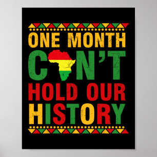 Poster Le mois de l'histoire des Noirs d'Afrique un mois