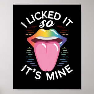 Poster Le Mois Des Gay pride LGBT Je L'Ai Laissé Tellemen