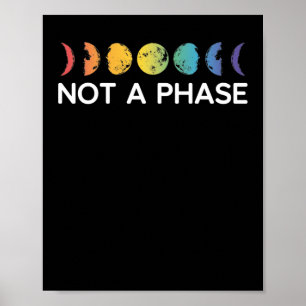 Poster Le mois du Gay pride LGBT n'est pas une phase
