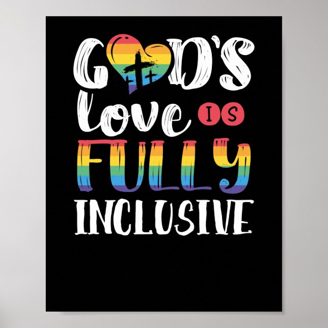 Poster Le Mois Gay pride LGBT L'Amour Des Dieux Est Compl (Devant)