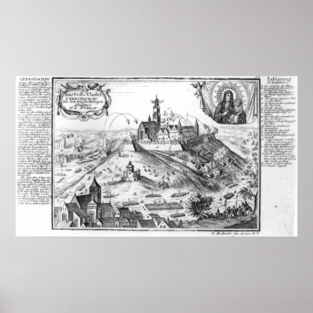 Poster Le monastère de Jasna Gora, Czestochowa (Devant)