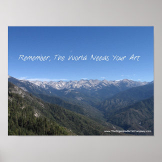 Poster Le monde a besoin de votre art