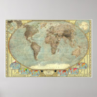 Le monde - Carte des stéréotypes