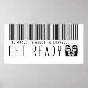 Poster le monde est sur le point de changer… sont prêt