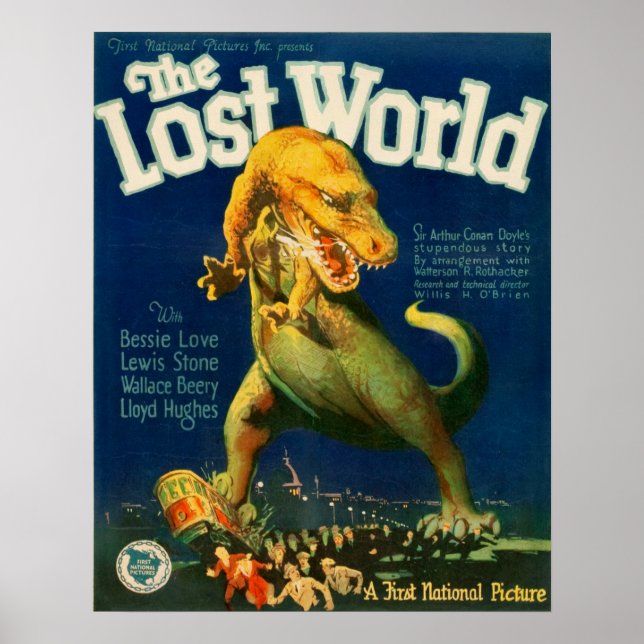 Poster Le monde perdu (film silencieux de 1925) (Devant)