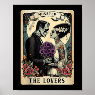 Poster Le Monster Frankenstein Et Marier Les Amateurs Tar