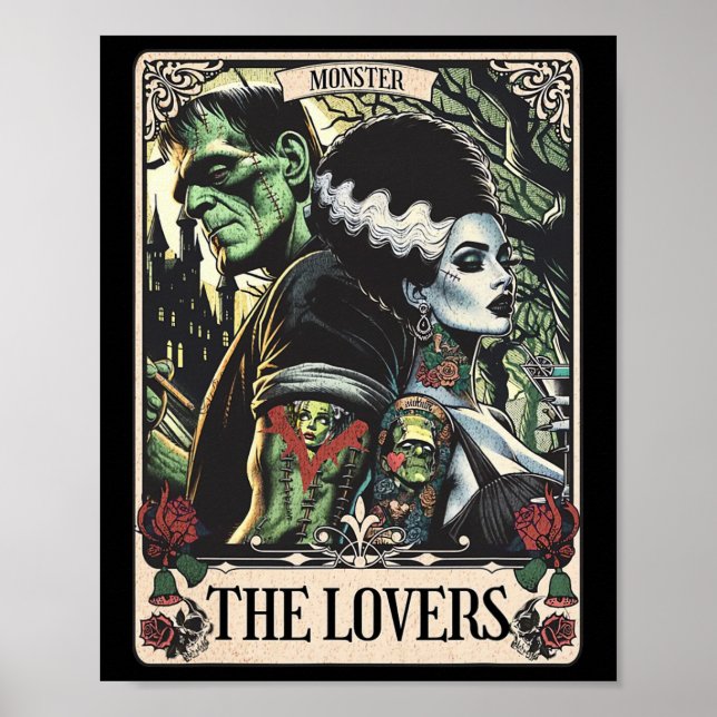 Poster Le Monster Frankenstein Et Marier Les Amateurs Tar (Devant)