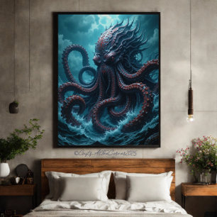 Poster Le monstre de Kraken