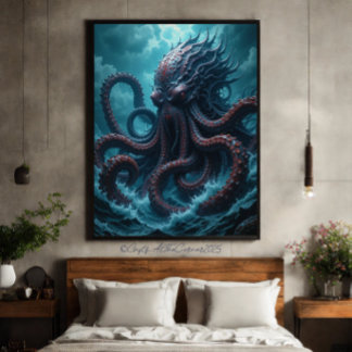 Poster Le monstre de Kraken