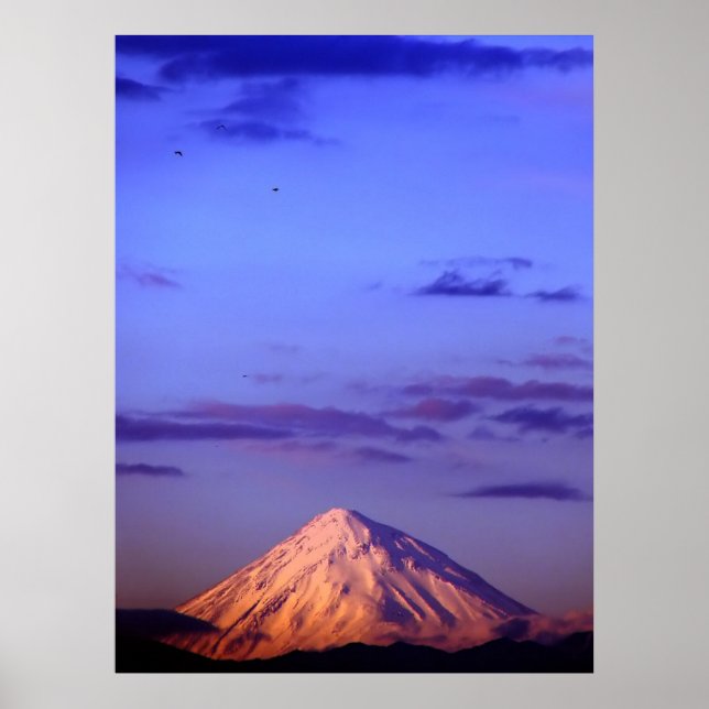 Poster Le mont Damavand (Devant)
