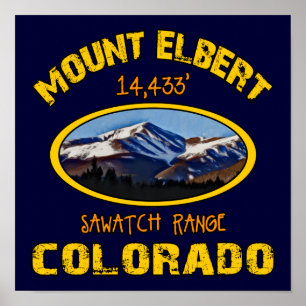 Poster Le mont Elbert