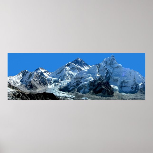Poster Le mont Everest (Devant)