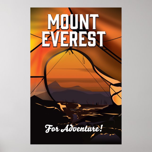 Poster Le Mont Everest Pour L'Aventure ! (Devant)