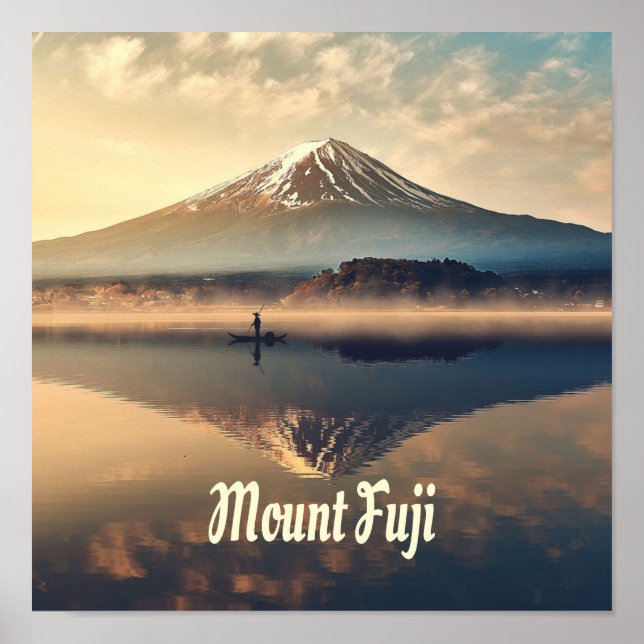 Poster Le Mont Fuji (Devant)