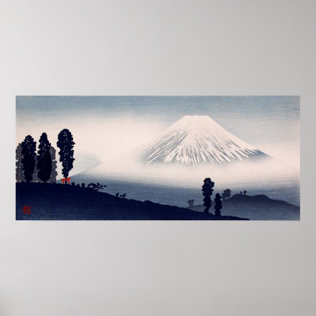 Poster Le Mont Fuji par Hiroaki Takahashi (Devant)