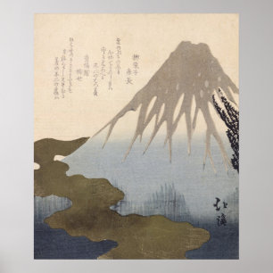 Poster Le Mont Fuji sous la neige