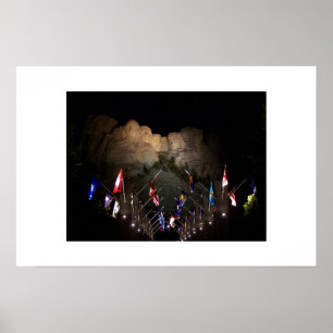 Poster Le mont Rushmore