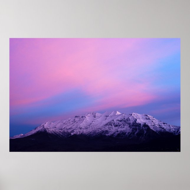Poster Le mont Timpanogos (Devant)