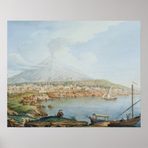 Poster Le mont Vésuve, plaquent 36 des 'campos Phlegraei