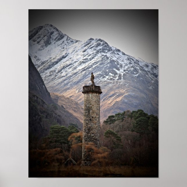 Poster Le monument de Glenfinnan (Devant)