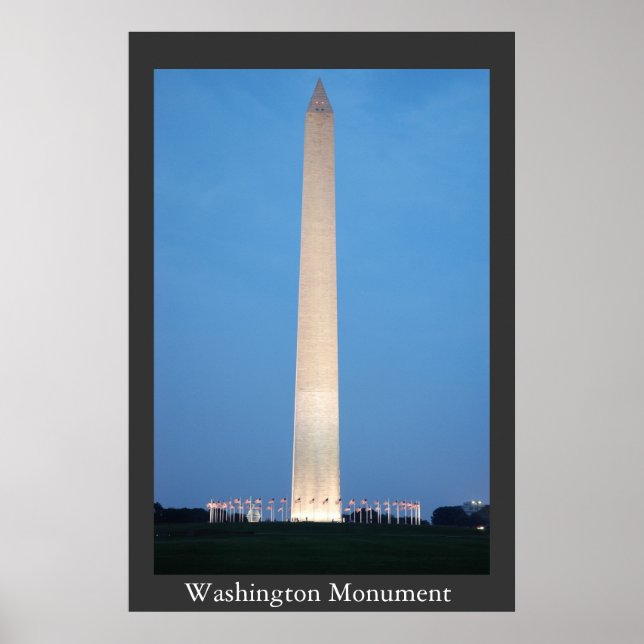 Poster Le monument de Washington (Devant)