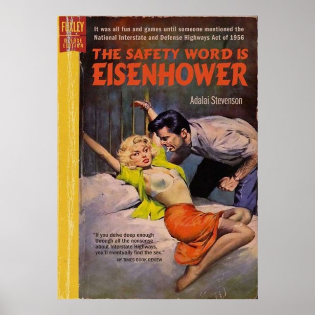 Poster Le mot sécurité est Eisenhower (Devant)